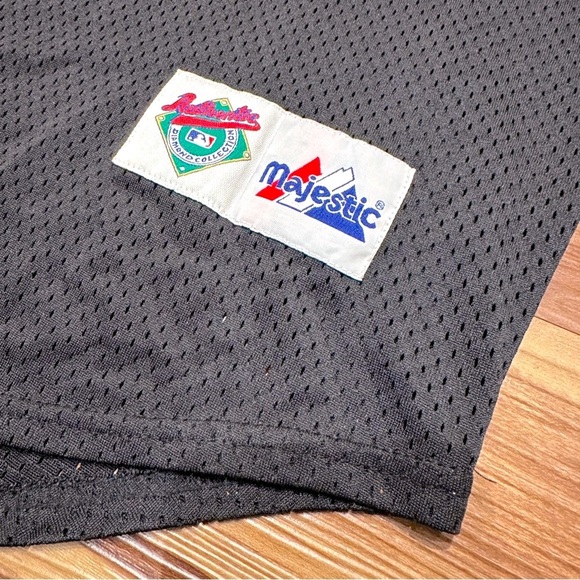 MBL Baseball San Francisco GIANTS 90 Majestic Vntg Pro Cut Diamond Collection XL - Picture 6 of 6